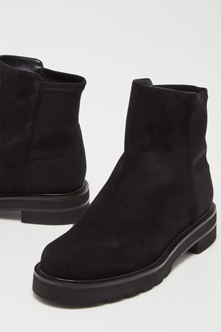 Bottines en nubuck 5050 Lift Noir - Stuart Weitzman
