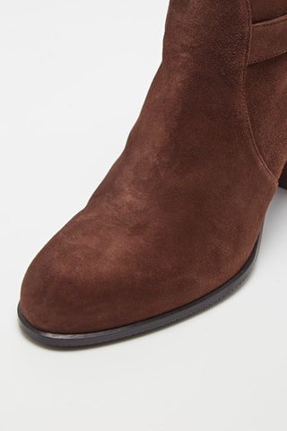 Bottines en cuir de chèvre Benedicta - Marron - Stuart Weitzman