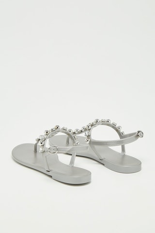 Sandales Crystal Argenté - Stuart Weitzman