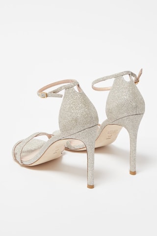 Sandales à talons en cuir Kylin -  Argenté - Stuart Weitzman