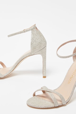 Sandales à talons en cuir Kylin -  Argenté - Stuart Weitzman