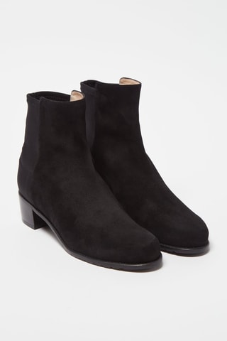 Bottines en nubuck Easyon 
Noir - Stuart Weitzman