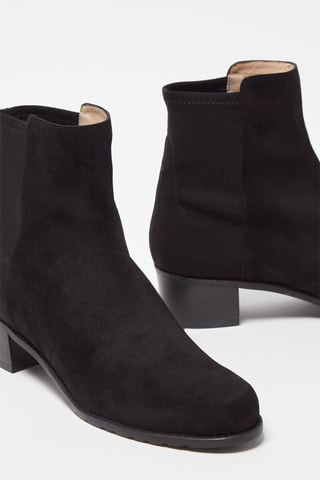 Bottines en nubuck Easyon 
Noir - Stuart Weitzman