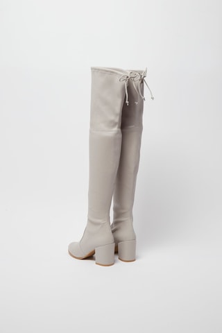 Cuissardes en cuir Tieland 
Gris - Stuart Weitzman