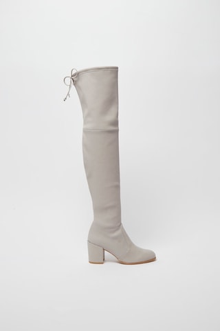Cuissardes en cuir Tieland 
Gris - Stuart Weitzman
