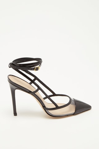 Escarpins en cuir verni Mondrian  
Noir - Stuart Weitzman