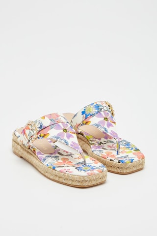 Sandales compensées en cuir Pearlbuckle - Multicolore - Stuart Weitzman