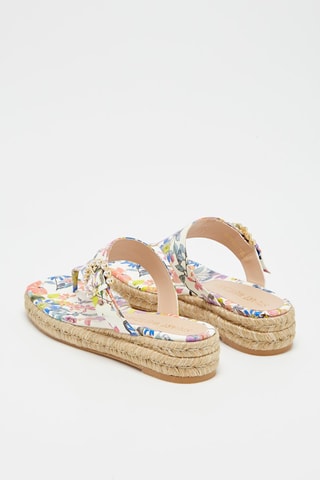 Sandales compensées en cuir Pearlbuckle - Multicolore - Stuart Weitzman