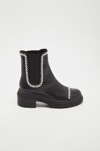 Bottines Chelsea en cuir Norah Noir - Stuart Weitzman