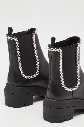 Bottines Chelsea en cuir Norah Noir - Stuart Weitzman