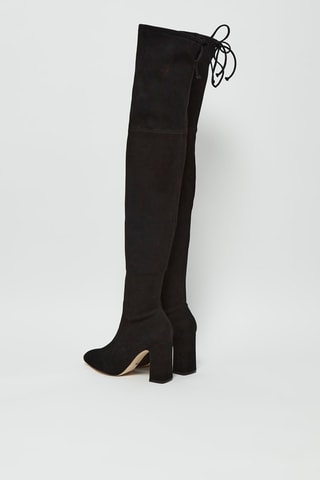 Cuissardes en nubuck Kirstie Noir 