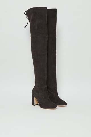 Cuissardes en nubuck Kirstie Anthracite 