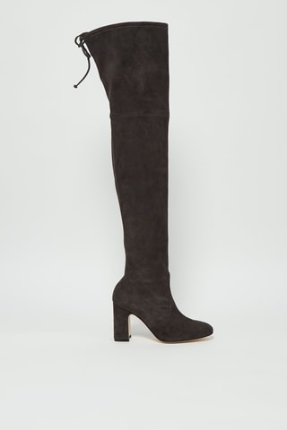 Cuissardes en nubuck Kirstie Anthracite 