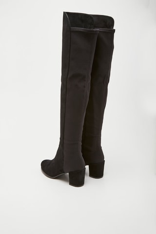 Cuissardes en nubuck City Noir 