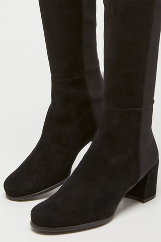 Cuissardes en nubuck City Noir 