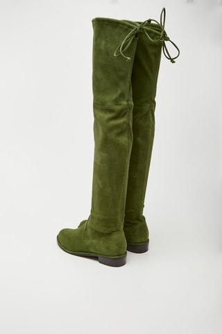 Cuissardes en nubuck Foglia Vert 