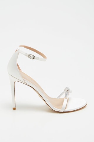 Sandales à talons Nudist SW Bow - Blanc