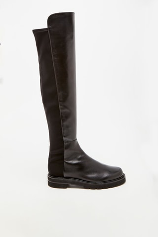 Cuissardes en cuir d'agneau 5050 Lift - Noir