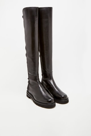 Cuissardes en cuir d'agneau 5050 Lift - Noir