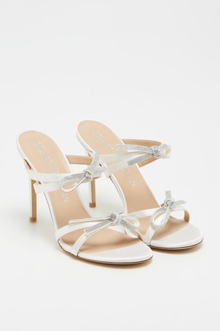 Mules à talons SW Bow - Blanc