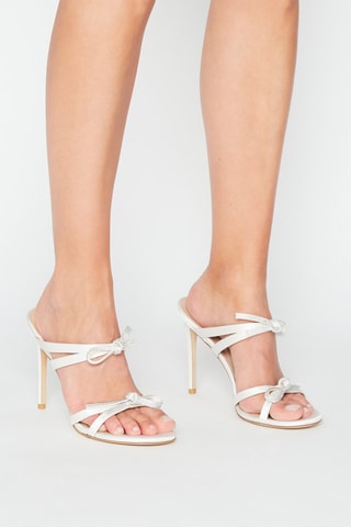 Mules à talons SW Bow - Blanc