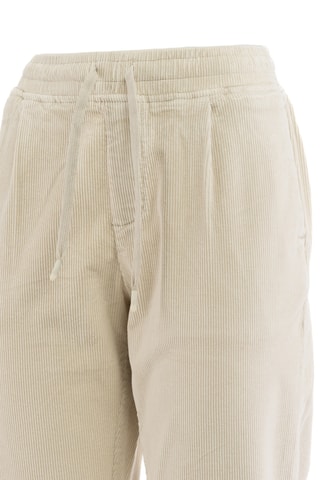 Pantalon droit en velours - Beige