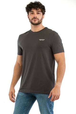 T-shirt slim - Gris foncé