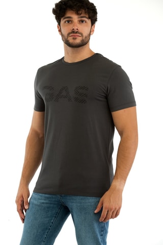T-shirt slim - Gris foncé
