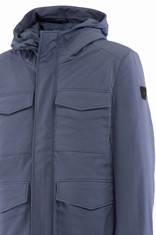 Manteau à capuche - Bleu indigo