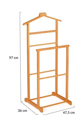 Valet de chambre Maya double portant en bambou