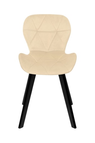 4 chaises en bois et hévéa Daisy - 50 x 79 x 47,5 cm