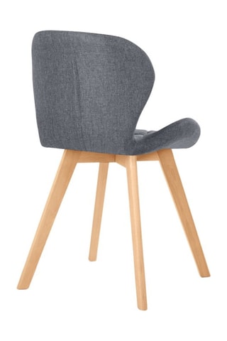 4 chaises en bois et hévéa Gatsby - 50 x 79 x 48 cm