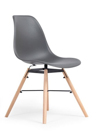 2 chaises Arkken - Pieds en hêtre - 46 x 45 x 81,5 cm