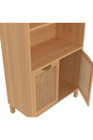 Etagère sur pieds Eve en cannage 5 niveaux