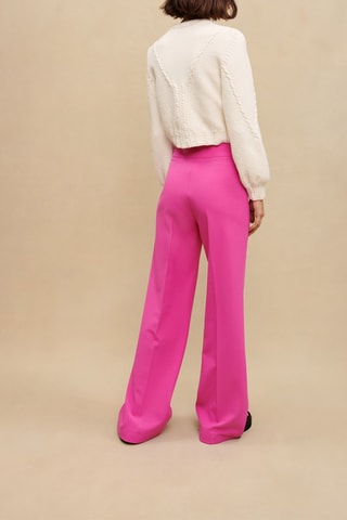 Pantalon taille haute - Fuchsia