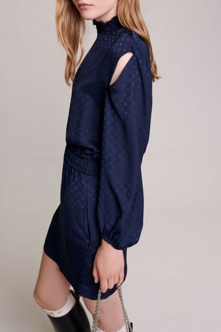 Robe droite - Bleu marine