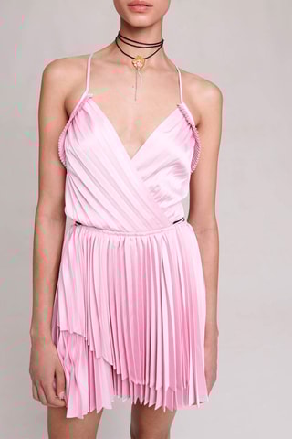 Robe plissée - Rose 