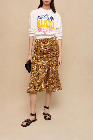 Jupe - Camel et écru