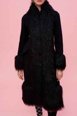 Manteau en laine - Noir