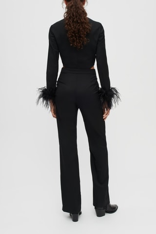 Combinaison en laine vierge - Noir 