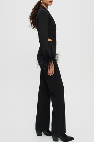 Combinaison en laine vierge - Noir 