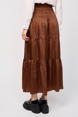 Jupe taille haute - Camel