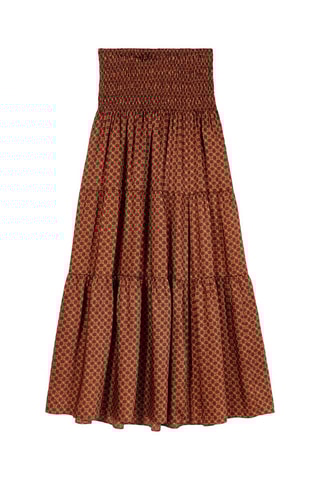 Jupe taille haute - Camel