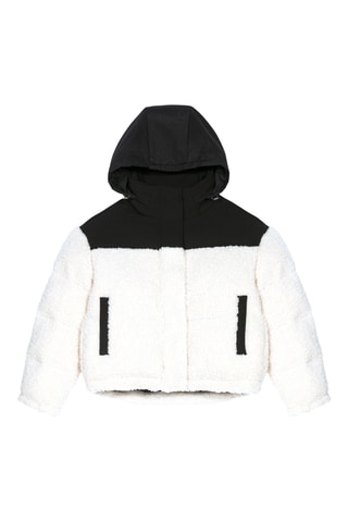 Doudoune à capuche - Écru