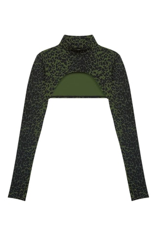 Mini crop top - Kaki