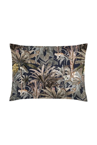 2 Katoensatijnen Kussenslopen 80 Draad/cm² Sauvage- Donkerblauw