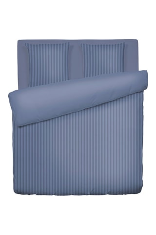 Conjunto de edredão em cetim de algodão 80 fios/cm² - Azul
