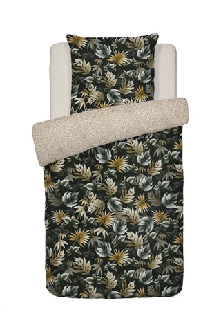 Katoensatijnen Overtrekset 80 Draad/cm² Esprit jungle- Kaki