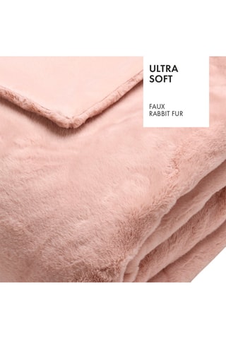 Plaid - Lichtroze 130 x 180 cm