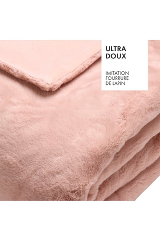 Plaid - Lichtroze 130 x 180 cm